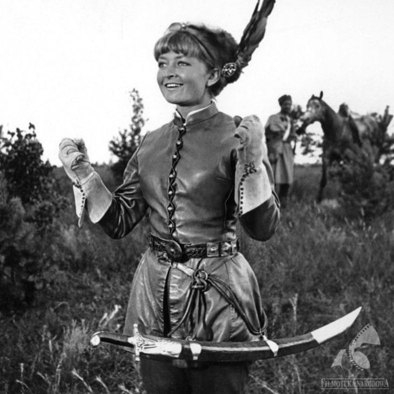 Magdalena Zawadzka w młodości 