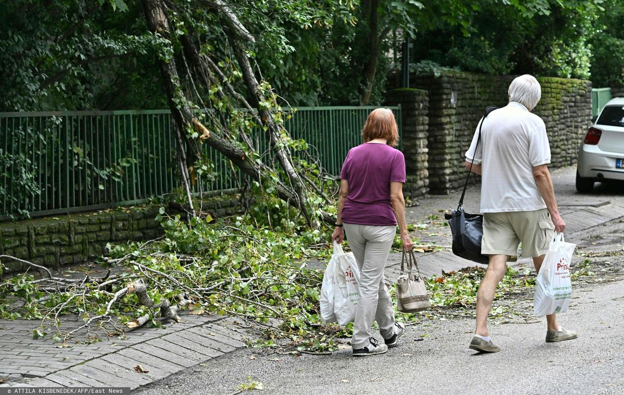 Groźne nawałnice na Węgrzech. Media: "Burza roku"