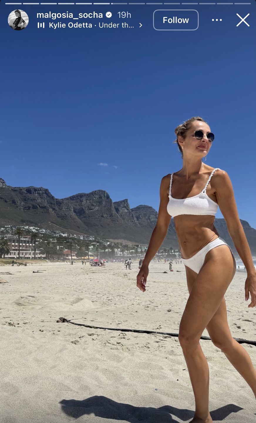Małgorzata Socha w bikini na wakacjach