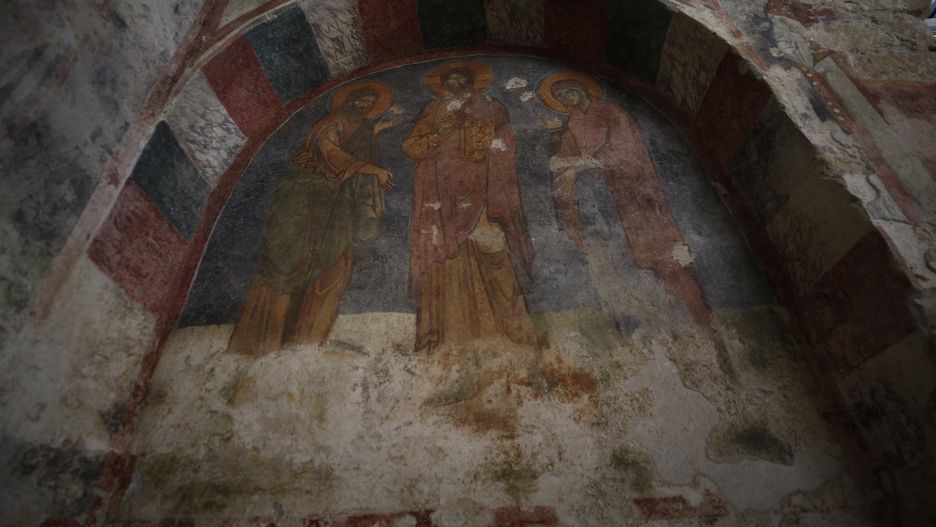 Wnętrze kościoła św. Mikołaja w Demre 