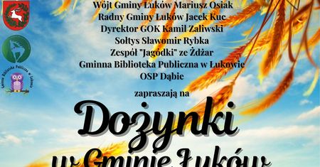 Dożynki Gminy Łuków 2022. W programie występy artystyczne i atrakcje dla dzieci