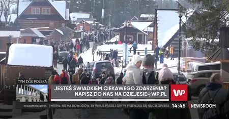 Znów tłumy w kurortach i na stokach. Policja dziennie nakładała po 1600 mandatów