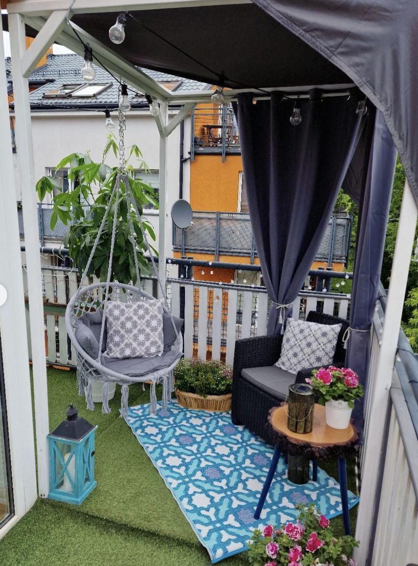 Balkon zaaranżowany przez Darka Stolarza