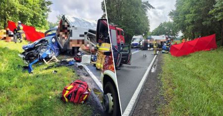 Tragiczny wypadek na Pomorzu. Nie żyje kobieta, pięciu rannych