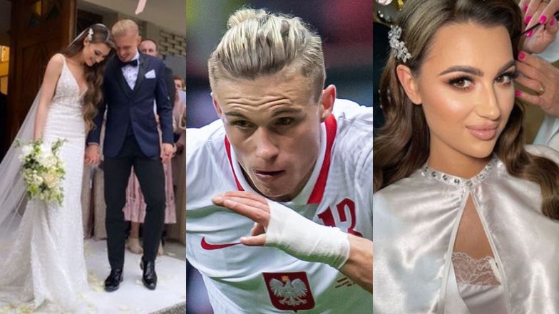 Reprezentant Polski w piłce nożnej WZIĄŁ ŚLUB! Kim jest wybranka Przemysława Płachety? (ZDJĘCIA)
