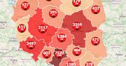 Koronawirus w Polsce. Mapa zarażeń pokazuje nowe przypadki śmiertelne. Już 1025 zgonów