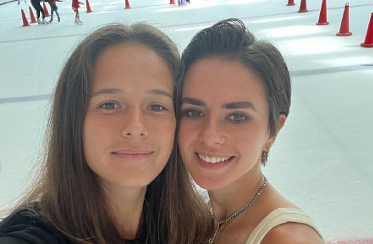 In the picture: Daria Kasatkina and Natalia Zabijako