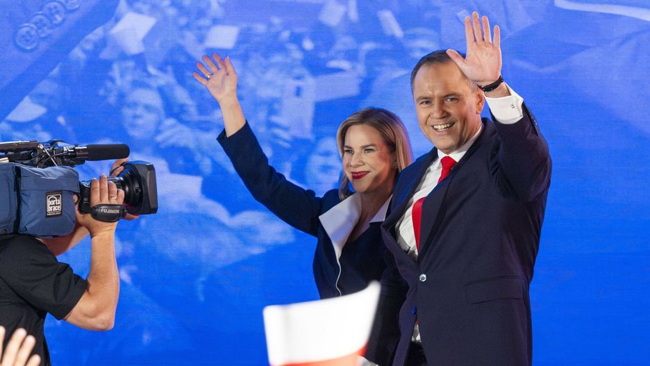 Wieczór wyborczy Karola Nawrockiego