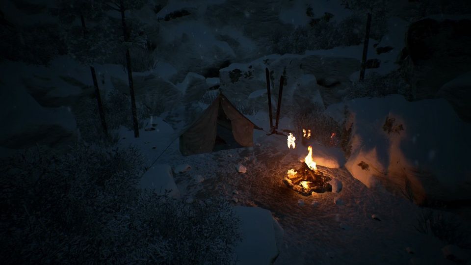 Kholat - nieliczne obozowiska