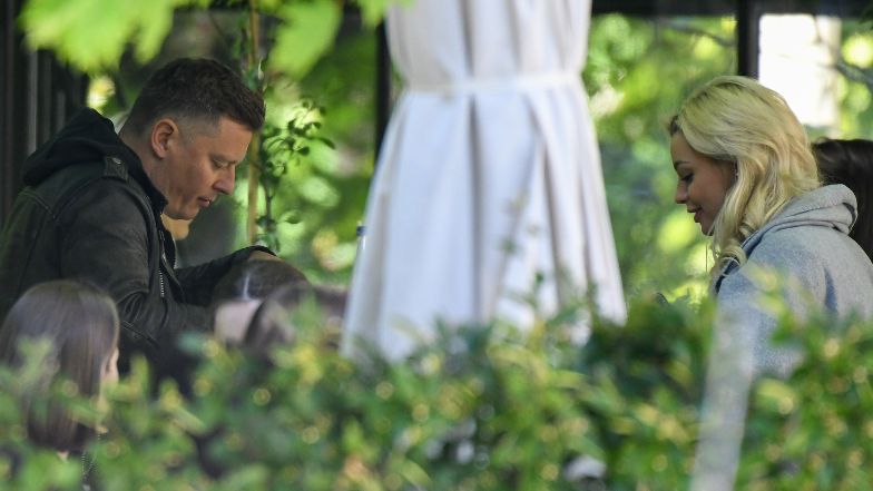 Rafał Brzozowski i Karolina Bielawska na wspólnym lunchu