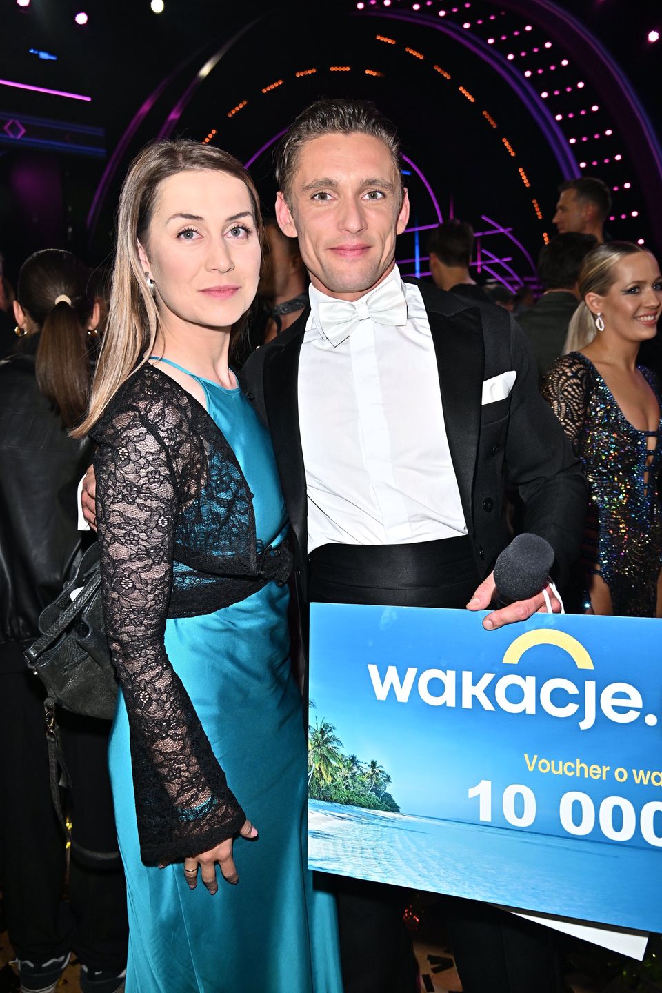 Filip Gurłacz z żoną