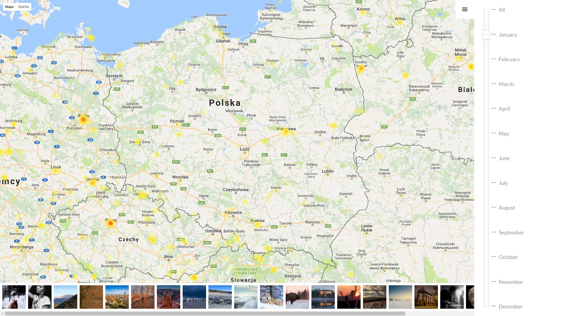 Oto interaktywna mapka, która pomoże znaleźć najlepsze i najchętniej fotografowane miejsca na świecie 2