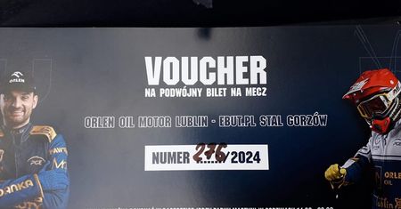 Darmowe bilety na piątkowy mecz żużlowego Motoru Lublin ze Stalą Gorzów. Są one ukryte w różnych miejscach