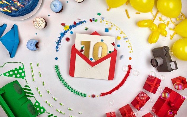 Gmail 10 lat