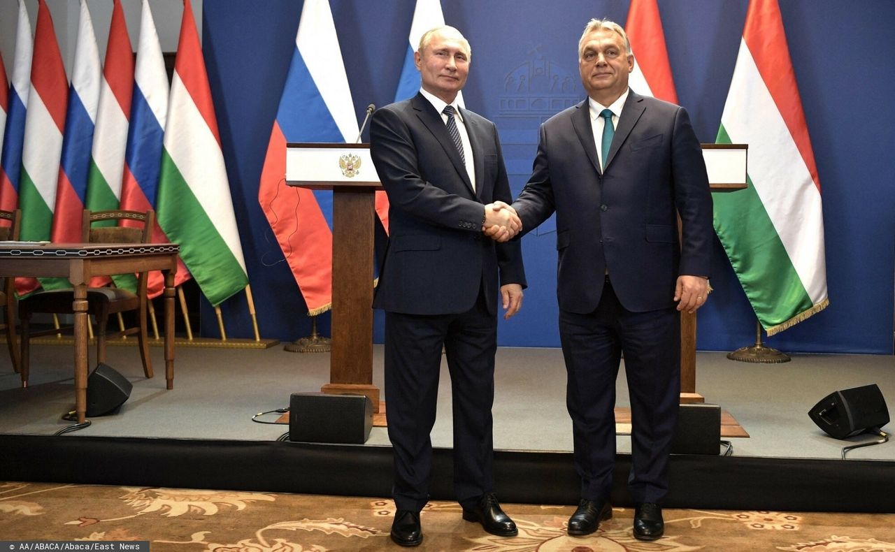 Władimir Putin i Wiktor Orban w 2019 roku