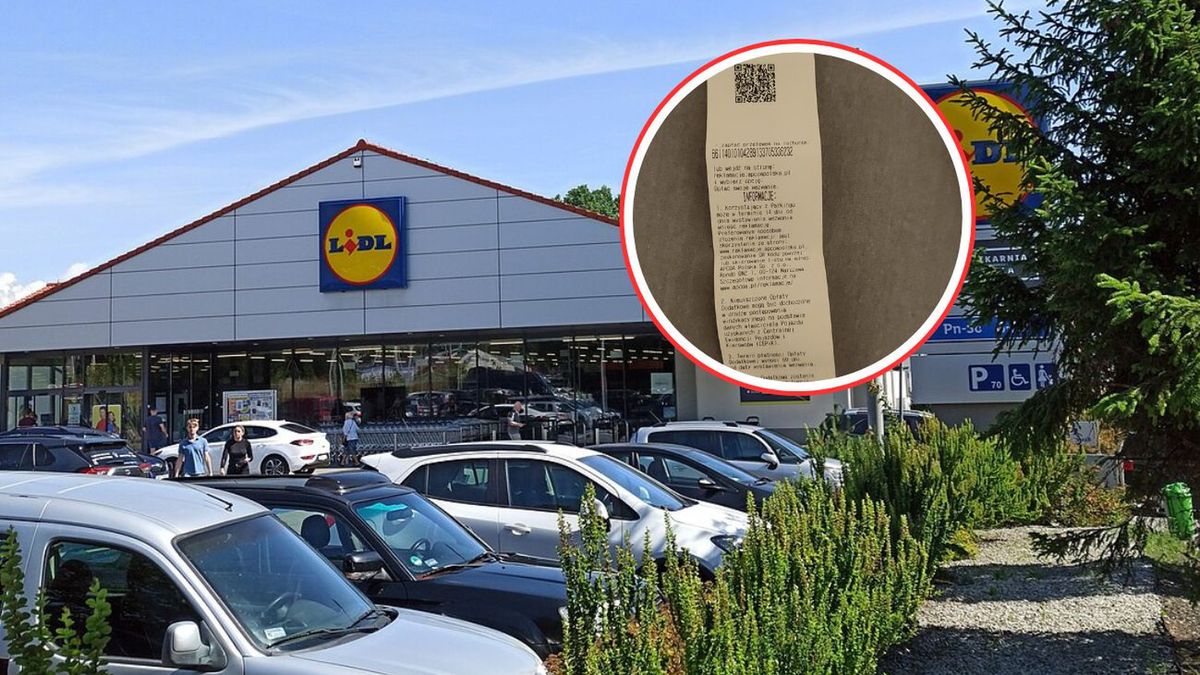 Zaskoczenie na parkingu przy Lidlu