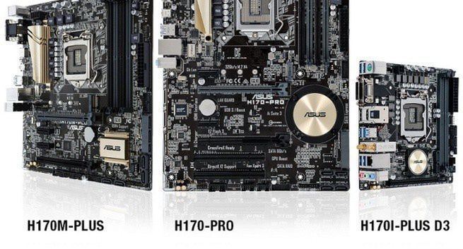 Asus: nowe płyty główne z serii H170, B150, H110 i Q170