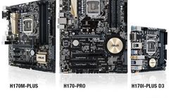 Asus: nowe płyty główne z serii H170, B150, H110 i Q170