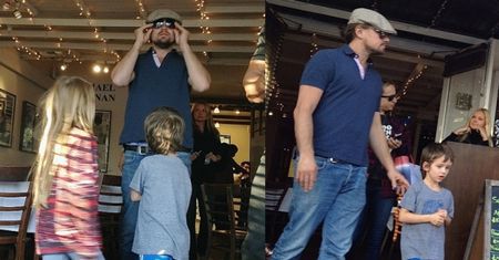 "Wujek" DiCaprio z dziećmi (ZDJĘCIA)