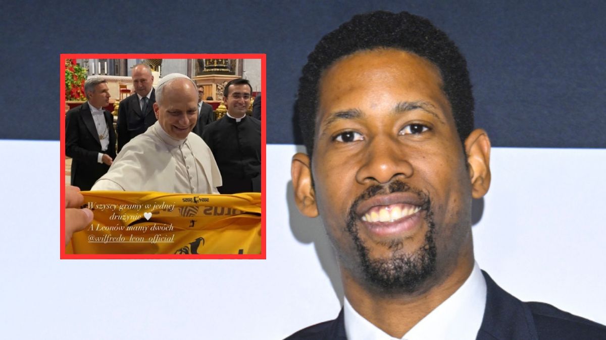 Wilfredo Leon podarował koszulkę Papieżowi Leonowi XIV