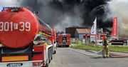 Potężny pożar w Gorzowie. Płonął warsztat i zakład wymiany opon