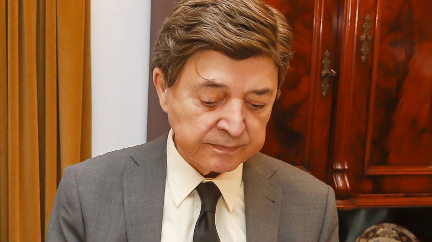 Jerzy Połomski od kilku miesięcy mieszka w Domu Artystów Weteranów w Skolimowie