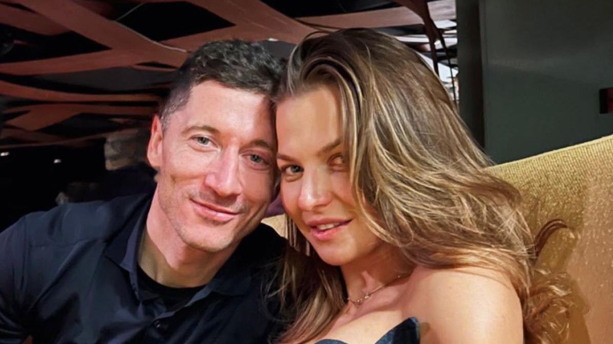 Na zdjęciu Robert i Anna Lewandowscy
