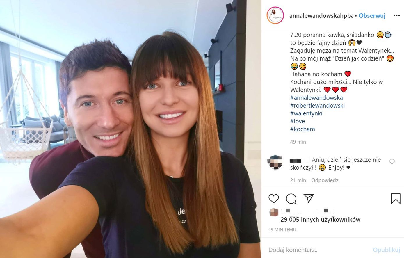 Anna i Robert Lewandowscy