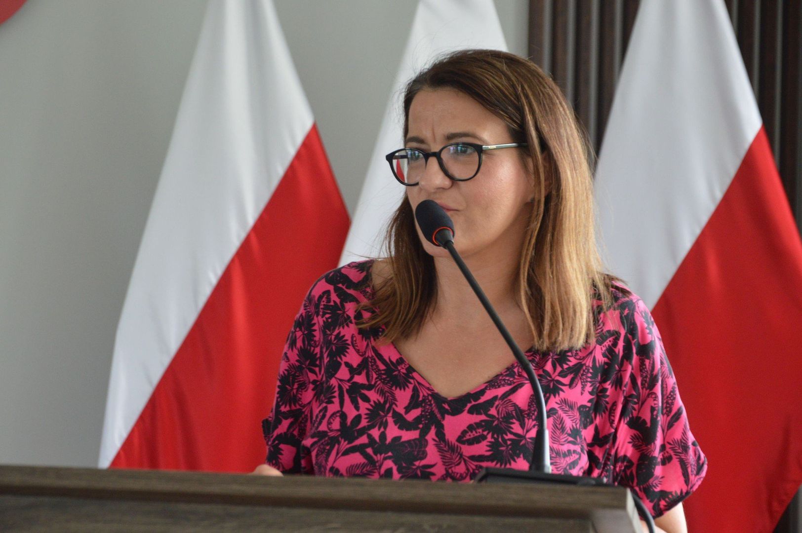 Nagrodzeni uczniowie szkół ponadpodstawowych w Starostwie Powiatowym