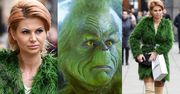 Maja Plich niczym Grinch mknie przez Warszawę. Próbowała się uśmiechać…