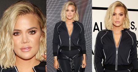 Opuchnięte wargi Khloe Kardashian zachęcają do zakupu dresu