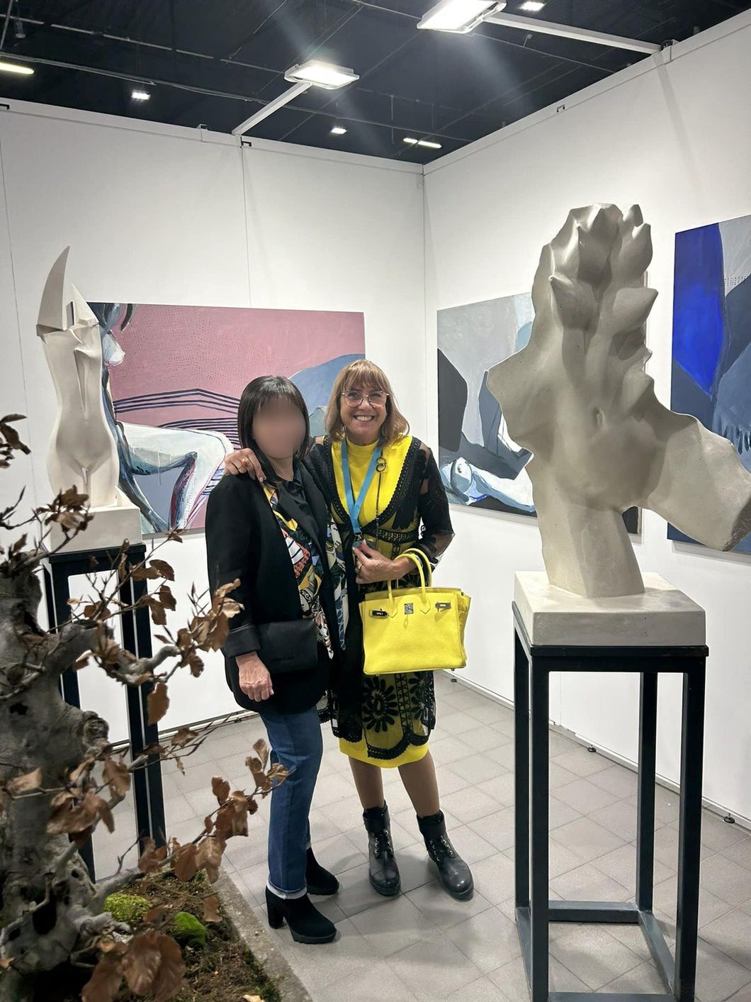 Iwona Lewandowska na wystawie ukochanego 