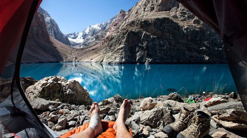 Poranki w miejscach z marzeń sfotografowane z namiotu 1