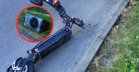 13-latek w szpitalu. Pokazali, co wiózł hulajnogą