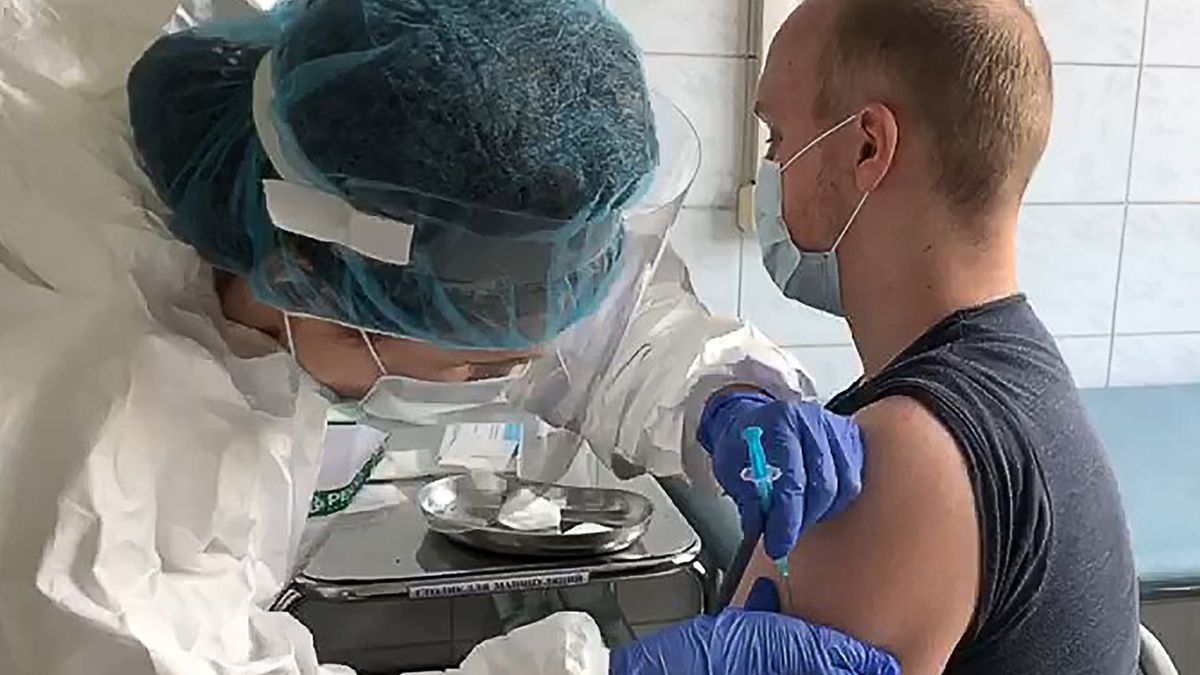 Szczepienie w Rosji. Zdjęcie ilustracyjne