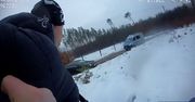 Skuteczny pościg ostrowieckich policjantów. Mamy wideo z pościgu