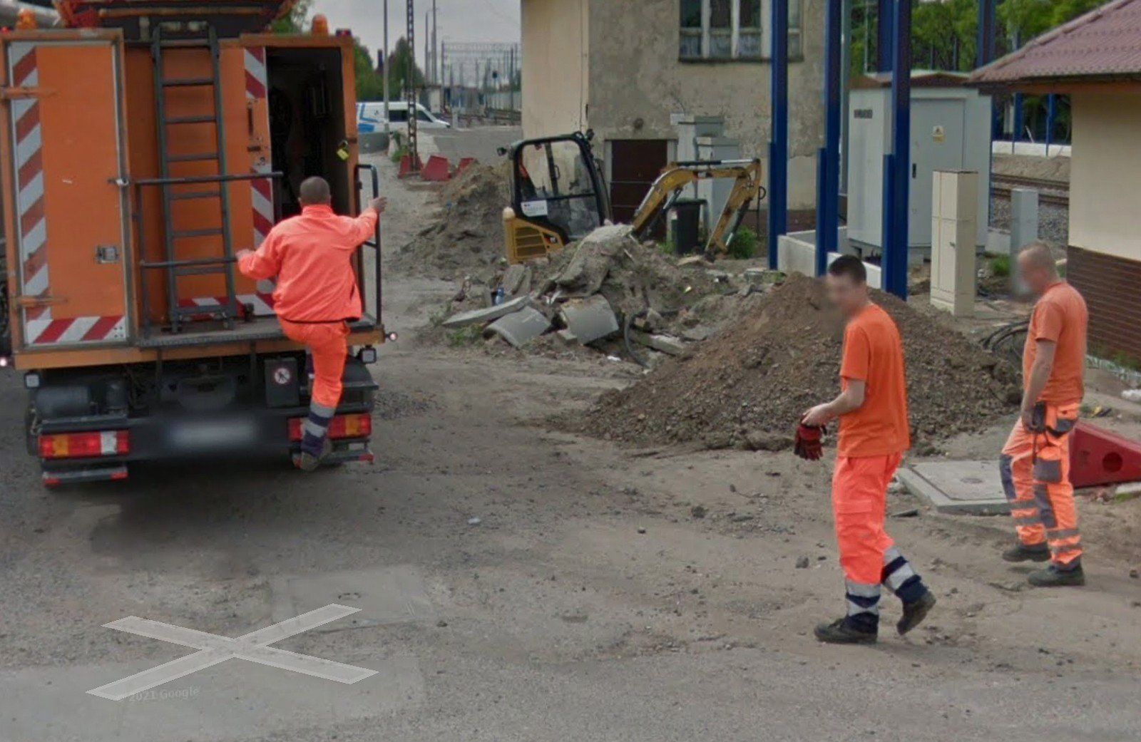 Mosina na zdjęciach w Google Street View.
