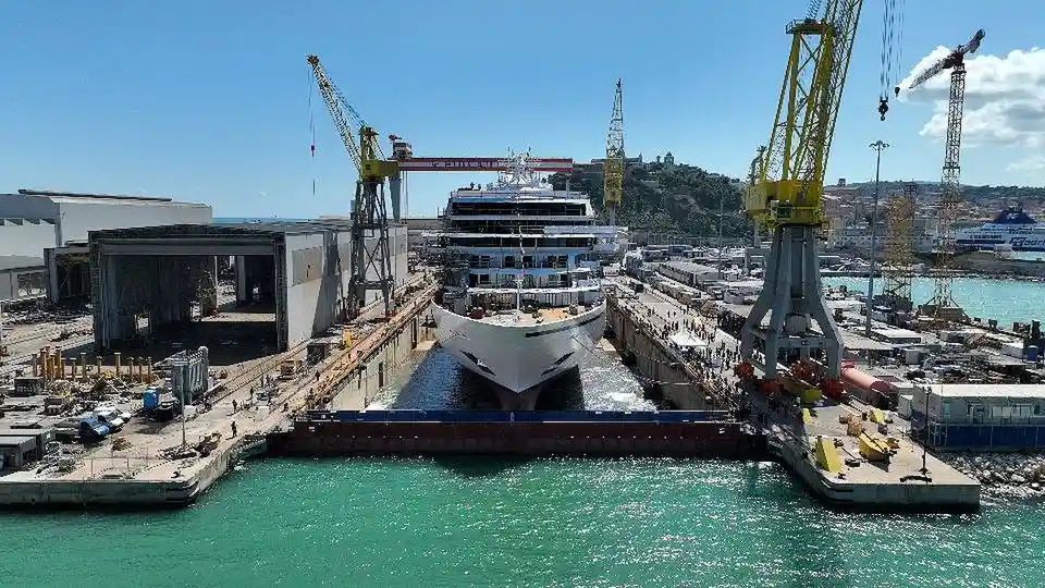 W stoczni Fincantieri w Ankonie zwodowano wycieczkowiec Viking Mira
