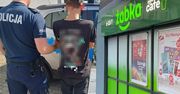 Pijany mężczyzna okradł Żabkę. Uciekł prosto pod komendę policji