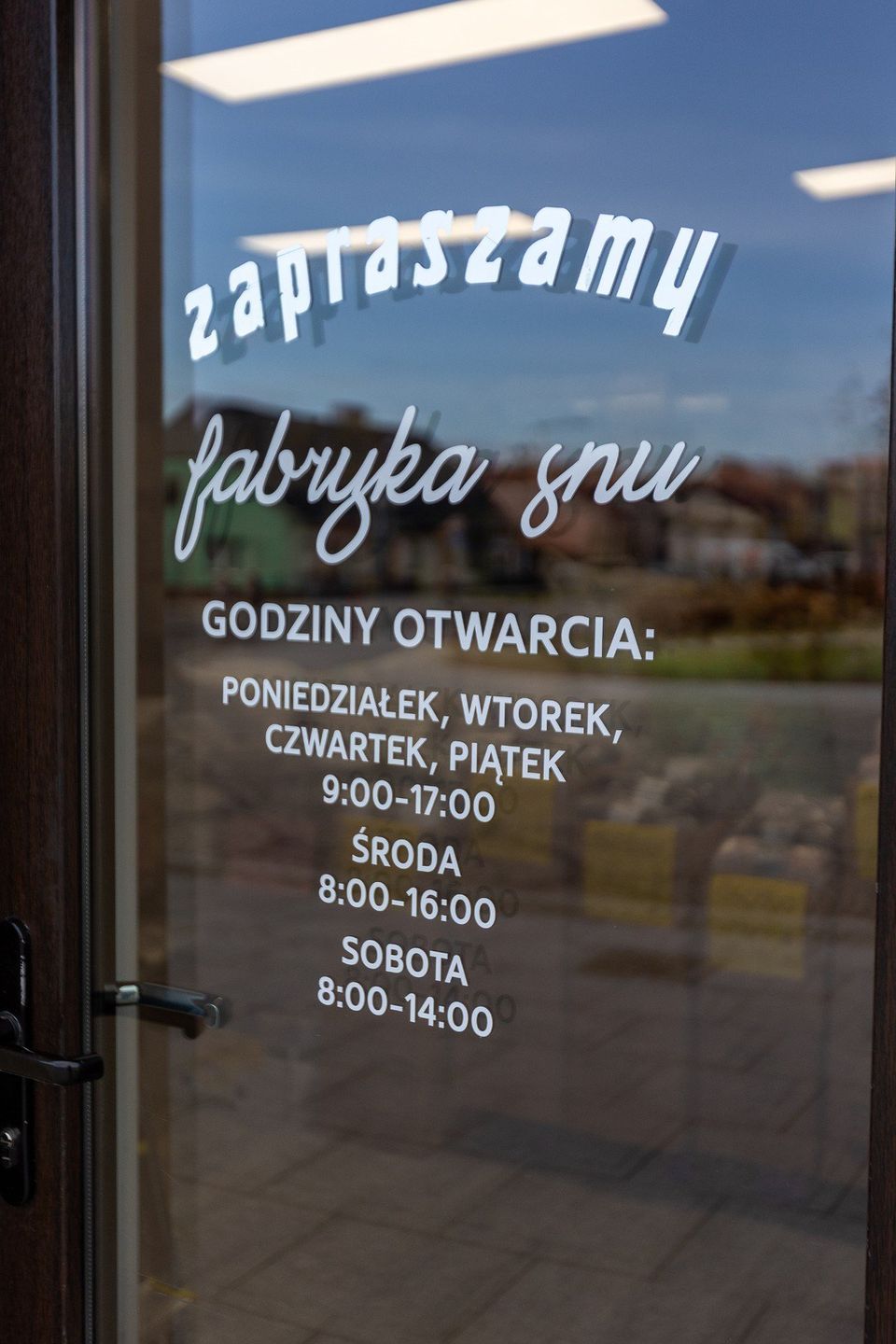 Godziny otwarcia sklepu Fabryka Snu