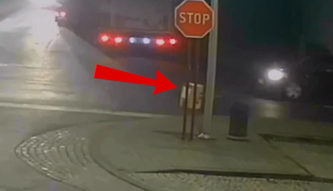 Na drodze leżał karton. Tak postąpiła kobieta. Wiadomo, co tam było