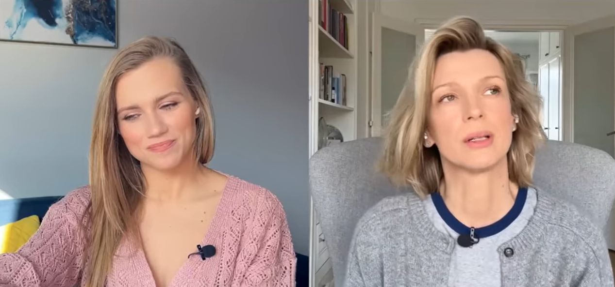 Agnieszka Kaczorowska i Magda Mołek 