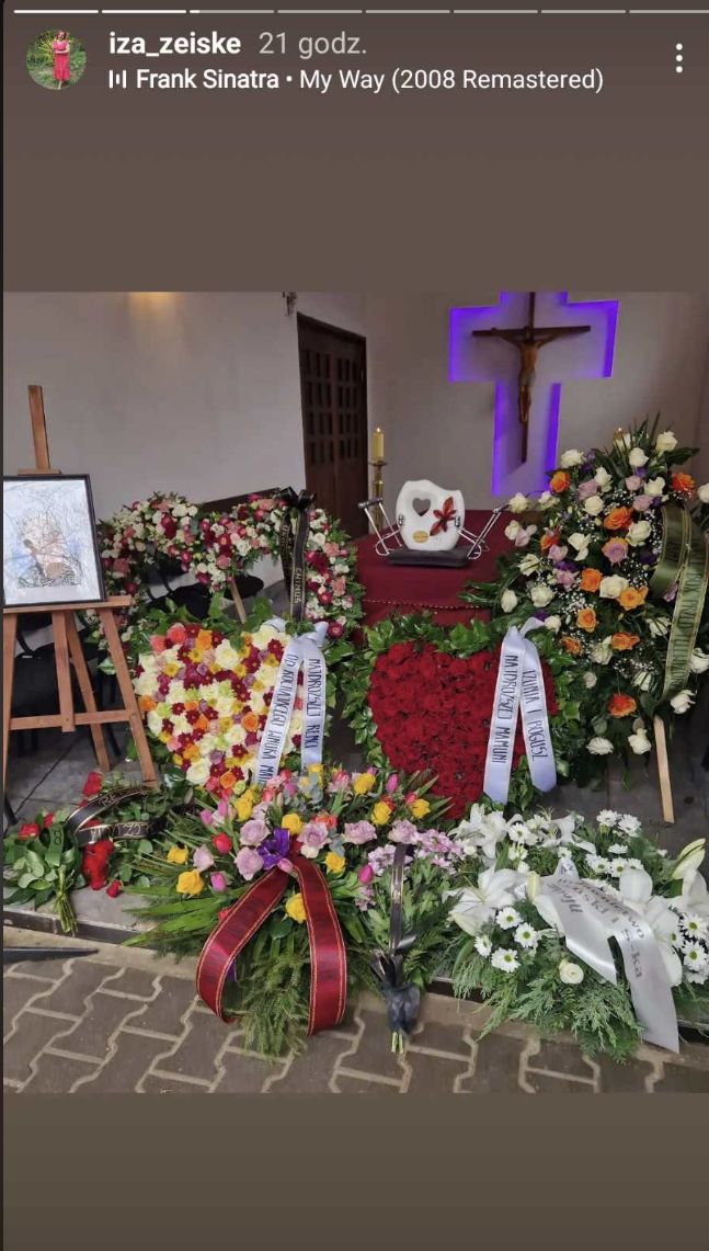 Iza Zeiske pożegnała mamę. Jeden szczegóły szczególnie wzrusza