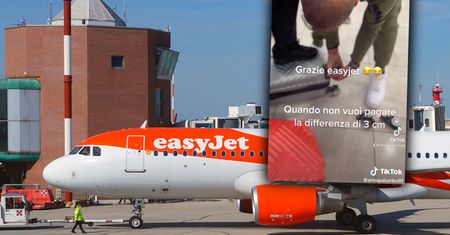 Zniszczył walizkę, aby nie dopłacać za bagaż. "Dzięki easyJet"