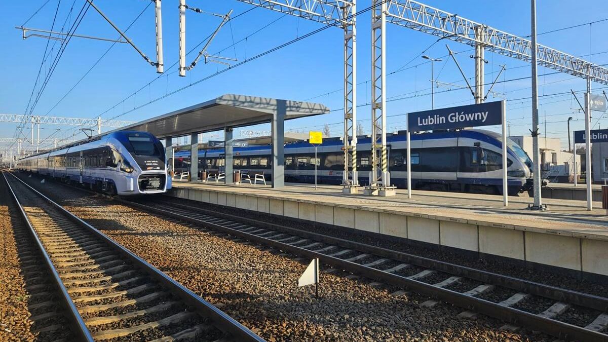 Pociągi na stacji kolejowej Lublin Główny