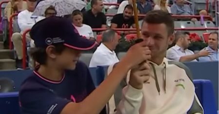 Pomocny jak Hurkacz. Wziął sprawy w swoje dłonie