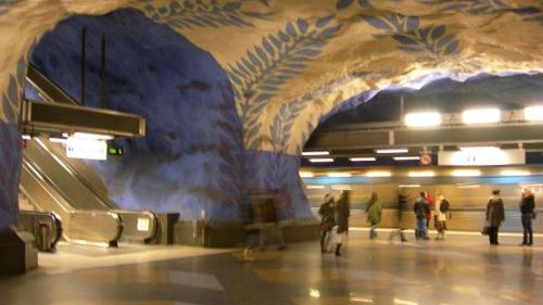 Sztuka publiczna w sztokholmskim metrze 1