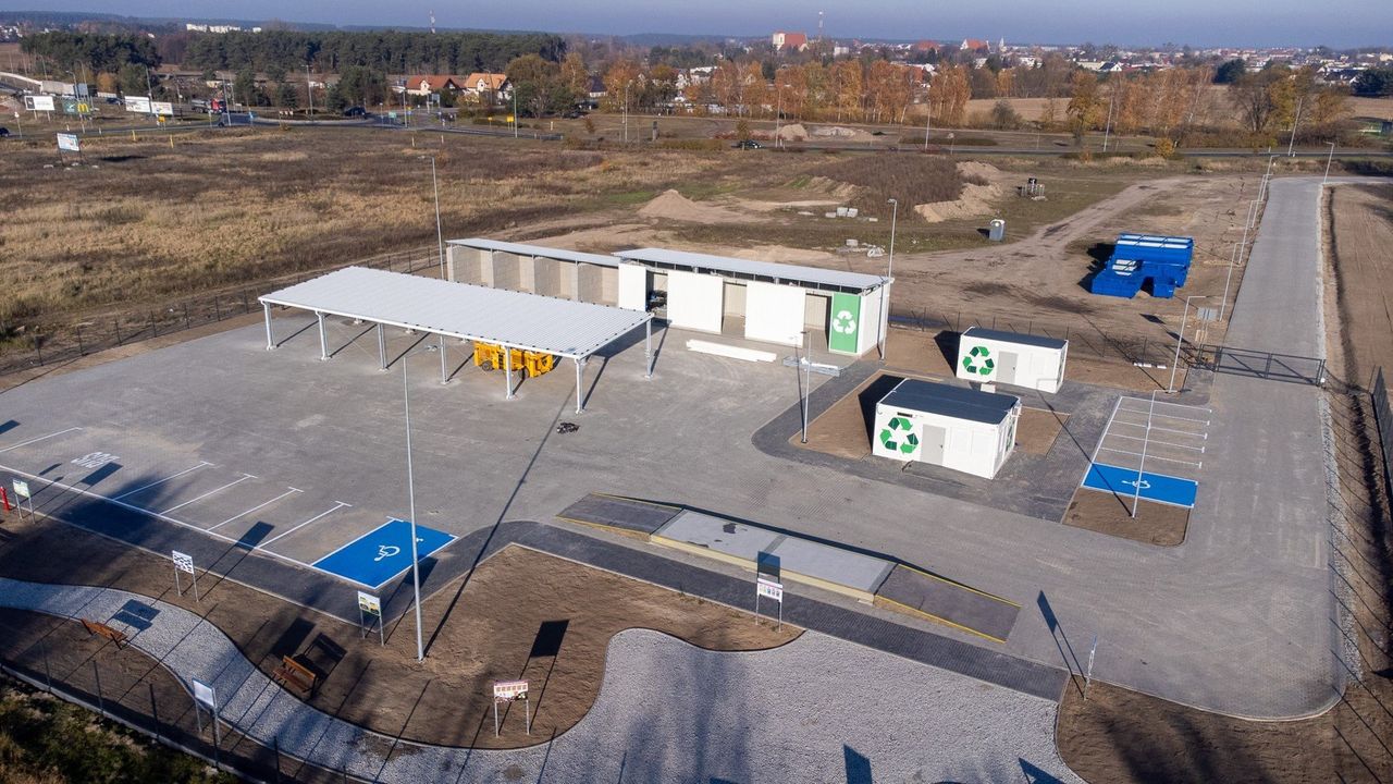 Wągrowiec: Budowa PSZOK. Inwestycja wkrótce zostanie oddana do użytku