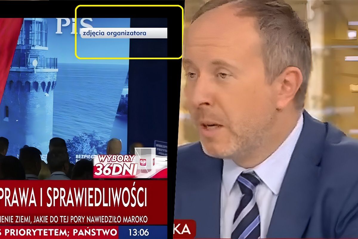 Miłosz Manasterski tłumaczył widzom TVP Info, dlaczego nie mogli zobaczyć transmisji z konwencji PO