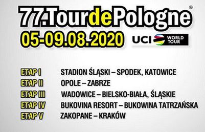 77. Tour de Pologne w Telewizji Polskiej (plan transmisji)
